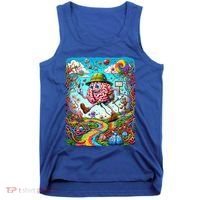 Funny Brain Adventure Landscape AlzheimerS Awareness Gift Tank Top thumb 0
