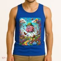 Funny Brain Adventure Landscape AlzheimerS Awareness Gift Tank Top thumb 3