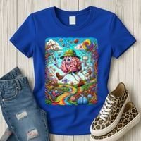 Funny Brain Adventure Landscape AlzheimerS Awareness Gift Women's T-Shirt thumb 3