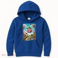 Funny Brain Adventure Landscape AlzheimerS Awareness Gift Kids Hoodie thumb 0
