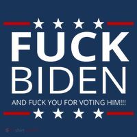 F!ck Biden And F*ck You For Voting Him Coaster thumb 2
