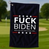 F!ck Biden And F*ck You For Voting Him Golf Towel thumb 1