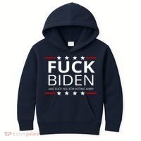 F!ck Biden And F*ck You For Voting Him Kids Hoodie thumb 0