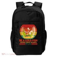 Funny Be A Gold Fish Happiest Animal On Earth Ted Lasso Backpack thumb 0