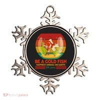 Funny Be A Gold Fish Happiest Animal On Earth Ted Lasso Ornament thumb 0
