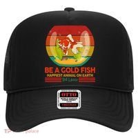Funny Be A Gold Fish Happiest Animal On Earth Ted Lasso Hat thumb 0