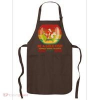 Funny Be A Gold Fish Happiest Animal On Earth Ted Lasso Apron thumb 0