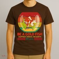Funny Be A Gold Fish Happiest Animal On Earth Ted Lasso T-Shirt thumb 3