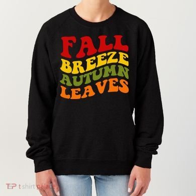 Fall Breeze Autumn Leaves Retro Women's Sweatshirt
