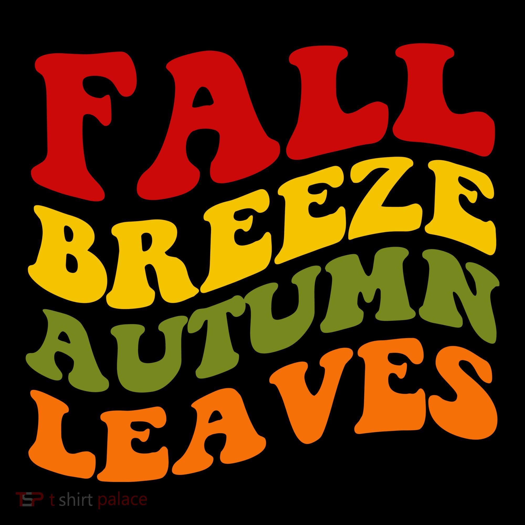 Fall Breeze Autumn Leaves Retro Tote Bag