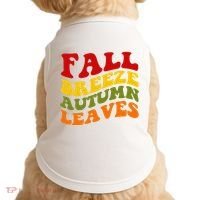 Fall Breeze Autumn Leaves Retro Doggie Tank thumb 0