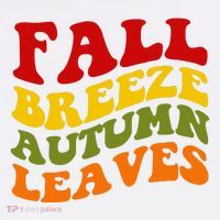 Fall Breeze Autumn Leaves Retro USA-Made Doggie Bandana thumb 2