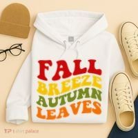 Fall Breeze Autumn Leaves Retro Hoodie thumb 4