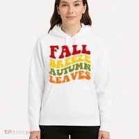 Fall Breeze Autumn Leaves Retro Hoodie thumb 5