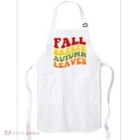 Fall Breeze Autumn Leaves Retro Apron thumb 0