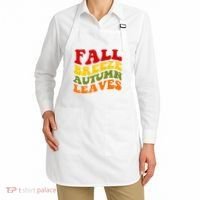 Fall Breeze Autumn Leaves Retro Apron thumb 2