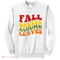 Fall Breeze Autumn Leaves Retro Sweatshirt thumb 0
