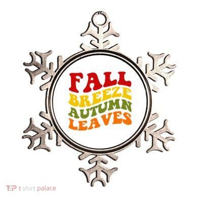 Fall Breeze Autumn Leaves Retro Ornament