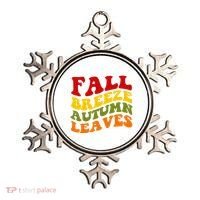Fall Breeze Autumn Leaves Retro Ornament thumb 0