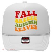 Fall Breeze Autumn Leaves Retro Hat thumb 0