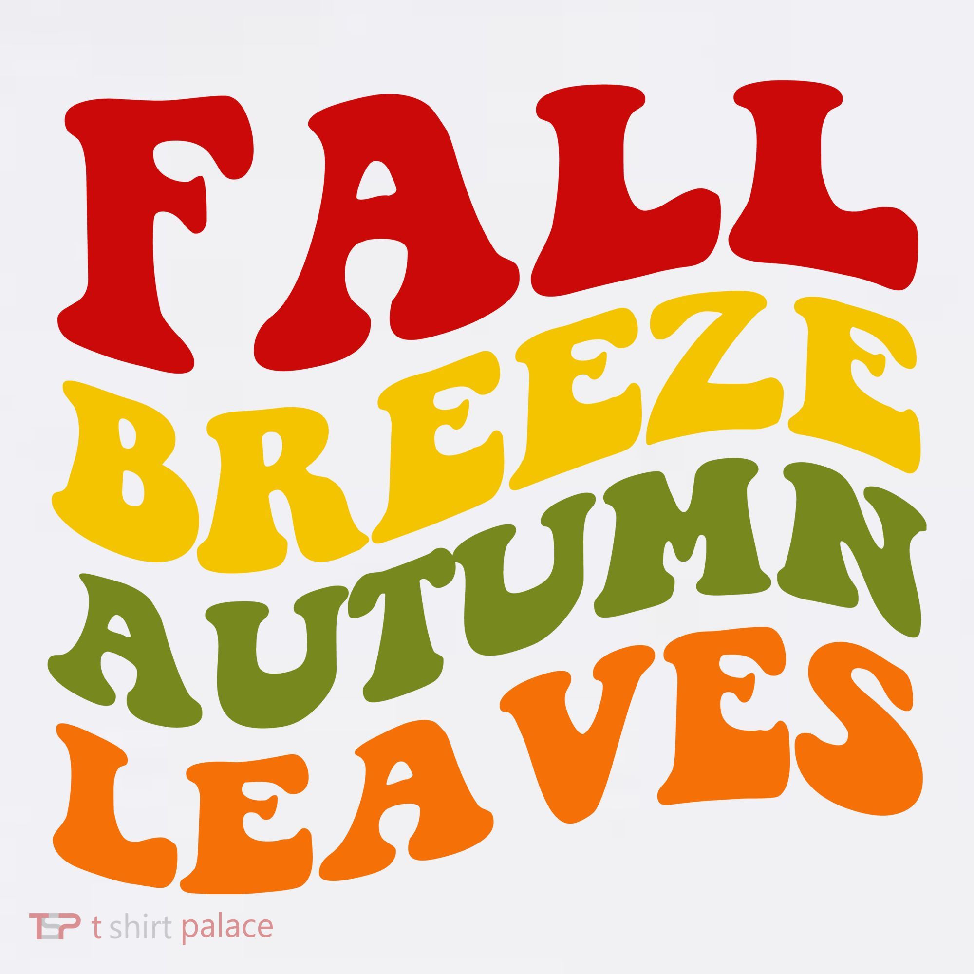 Fall Breeze Autumn Leaves Retro Tank Top