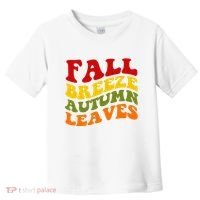 Fall Breeze Autumn Leaves Retro Toddler T-Shirt thumb 0