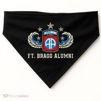 Ft Bragg Alumni Army 82nd Airborne Division Paratrooper USA-Made Doggie Bandana thumb 0