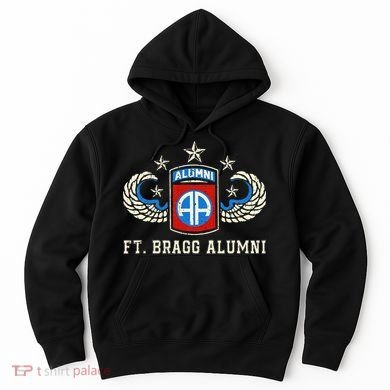 Ft Bragg Alumni Army 82nd Airborne Division Paratrooper Hoodie
