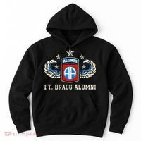 Ft Bragg Alumni Army 82nd Airborne Division Paratrooper Hoodie thumb 0