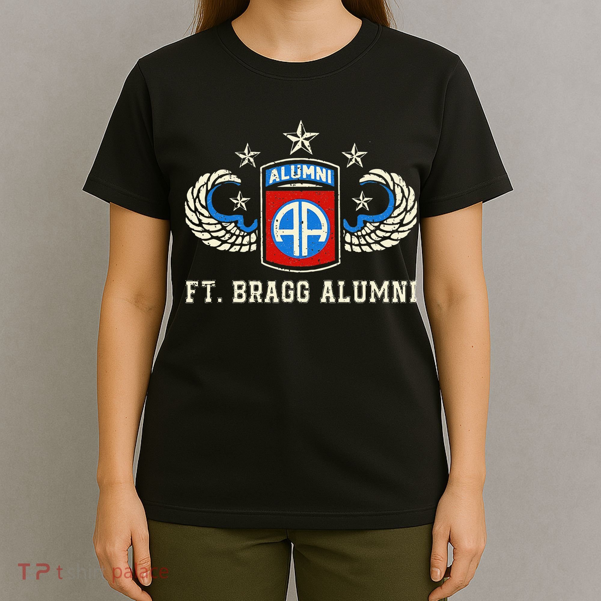 Ft Bragg Alumni Army 82nd Airborne Division Paratrooper T-Shirt