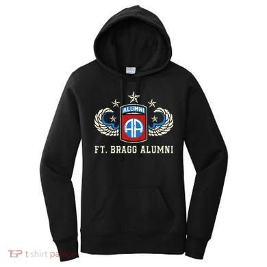 Ft Bragg Alumni Army 82nd Airborne Division Paratrooper Women's Hoodie