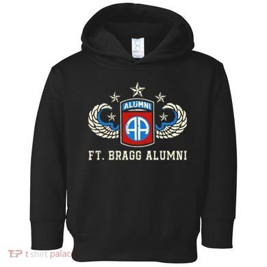 Ft Bragg Alumni Army 82nd Airborne Division Paratrooper Toddler Hoodie