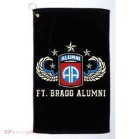 Ft Bragg Alumni Army 82nd Airborne Division Paratrooper Golf Towel thumb 0