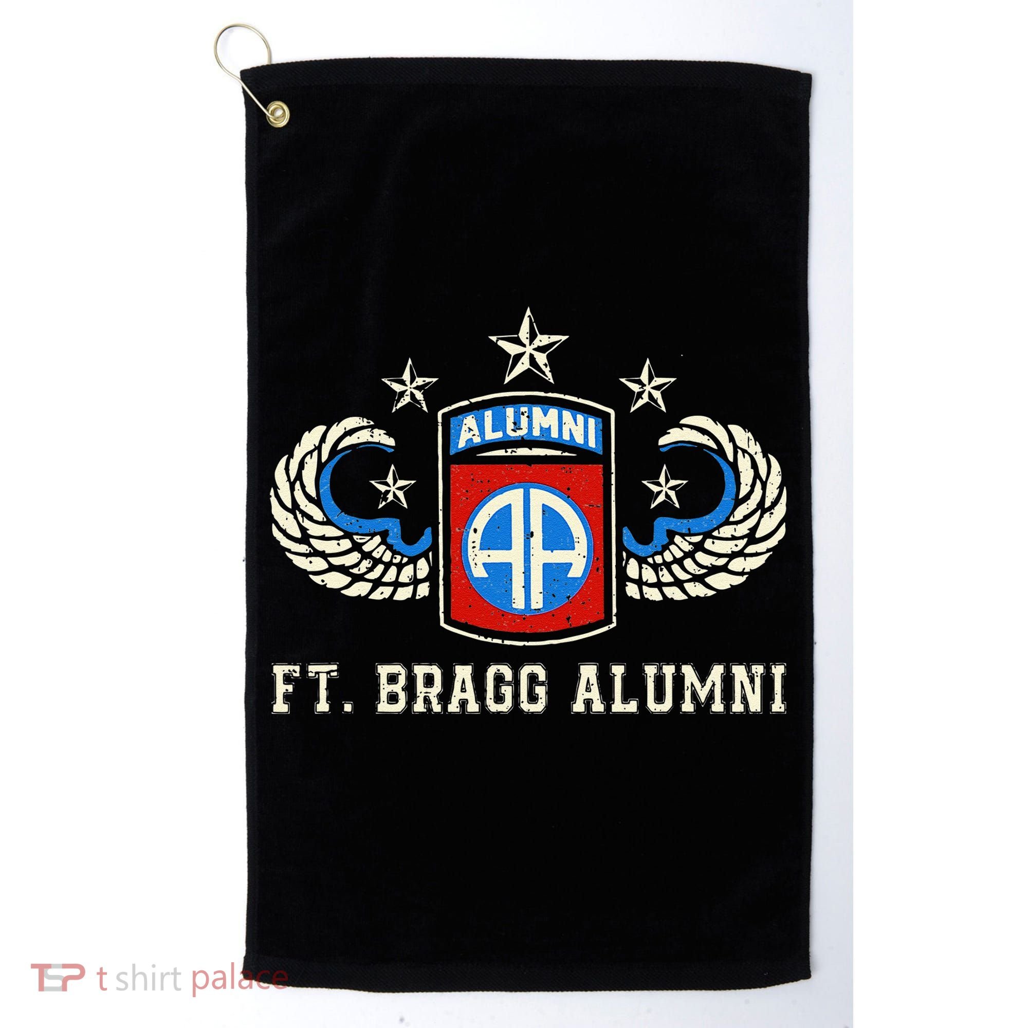 Ft Bragg Alumni Army 82nd Airborne Division Paratrooper Golf Towel