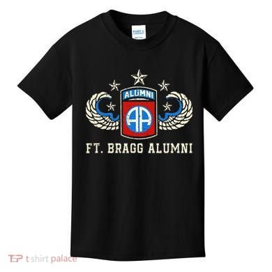Ft Bragg Alumni Army 82nd Airborne Division Paratrooper Kids T-Shirt