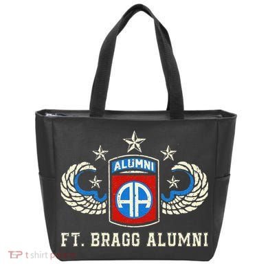 Ft Bragg Alumni Army 82nd Airborne Division Paratrooper Tote Bag