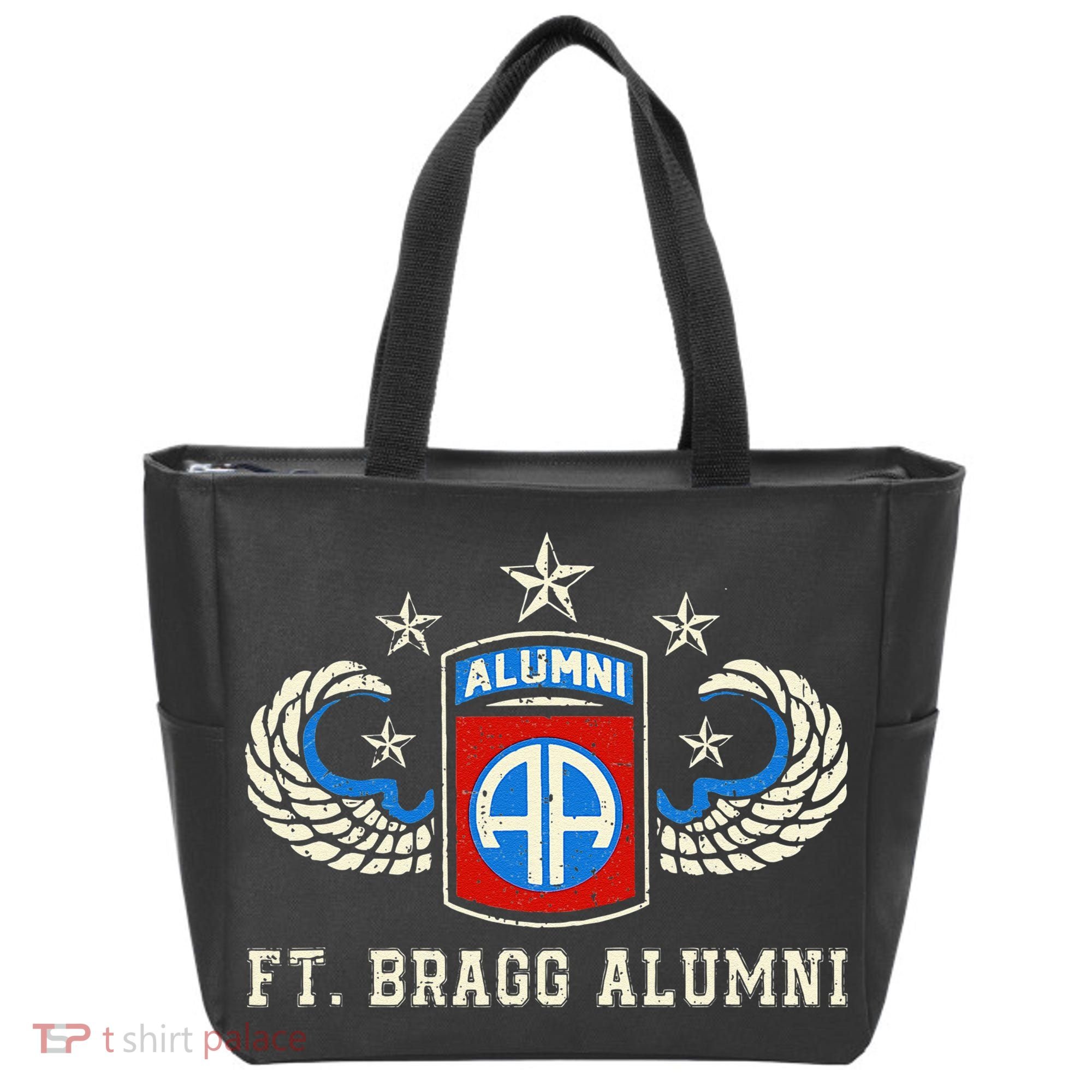 Ft Bragg Alumni Army 82nd Airborne Division Paratrooper Tote Bag