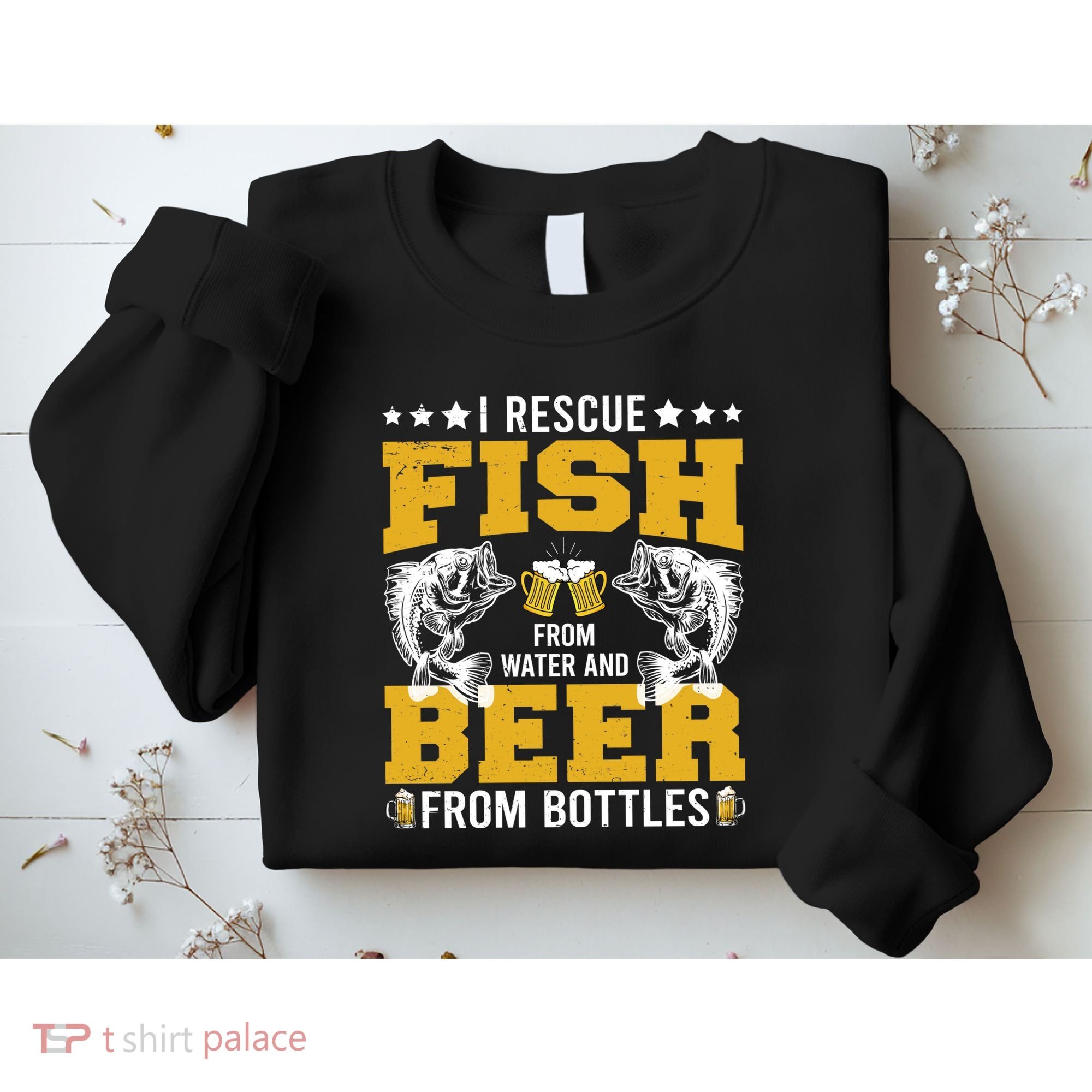 Funny Beer And Fish Sweatshirt