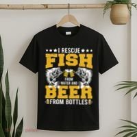 Funny Beer And Fish T-Shirt thumb 2
