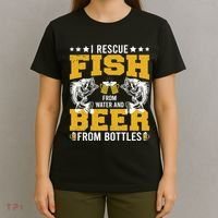Funny Beer And Fish T-Shirt thumb 4