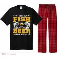 Funny Beer And Fish Pajama Set thumb 0