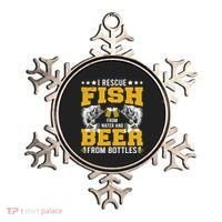 Funny Beer And Fish Ornament thumb 0
