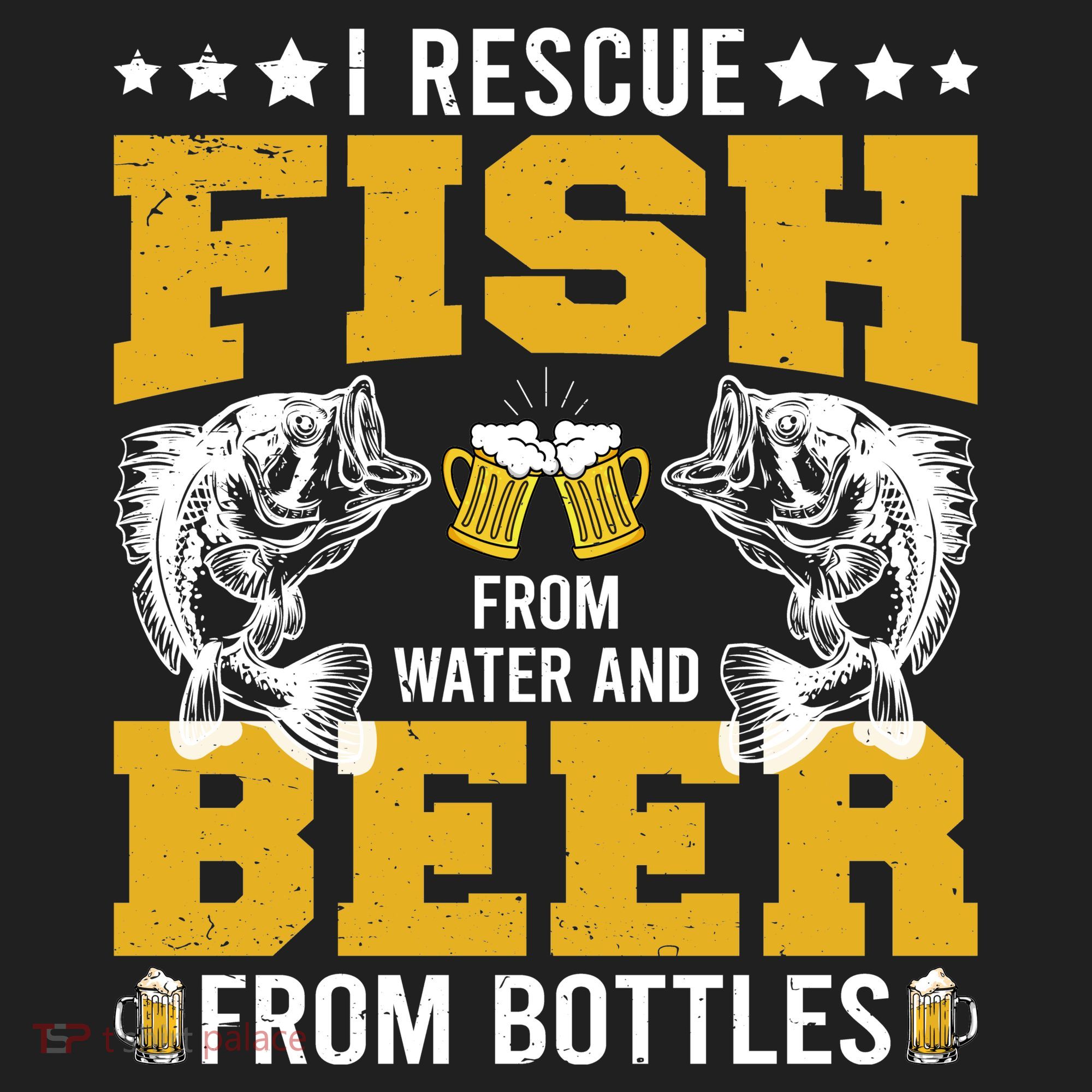 Funny Beer And Fish Hat