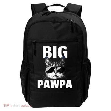 Funny Black And White Cat Kitten Big Pawpa Backpack