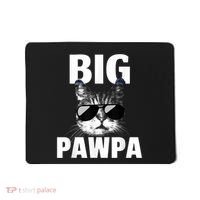 Funny Black And White Cat Kitten Big Pawpa Mousepad thumb 0