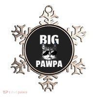 Funny Black And White Cat Kitten Big Pawpa Ornament thumb 0