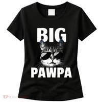 Funny Black And White Cat Kitten Big Pawpa Women's T-Shirt thumb 0