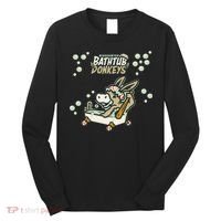 Funny Binghamton Bathtub Donkey Gift Long Sleeve Shirt thumb 0