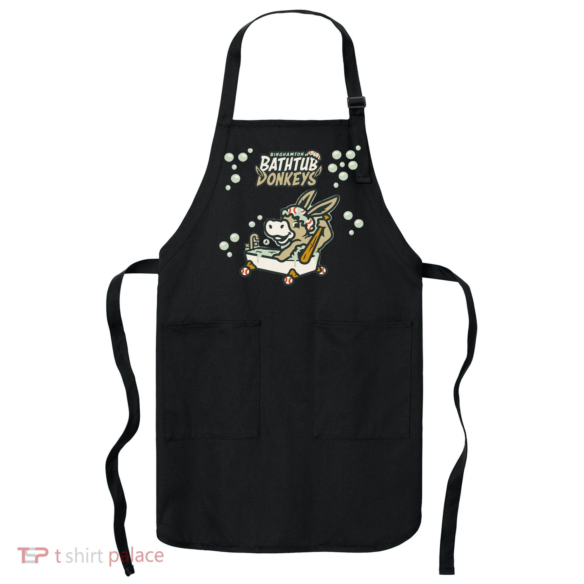 Funny Binghamton Bathtub Donkey Gift Apron