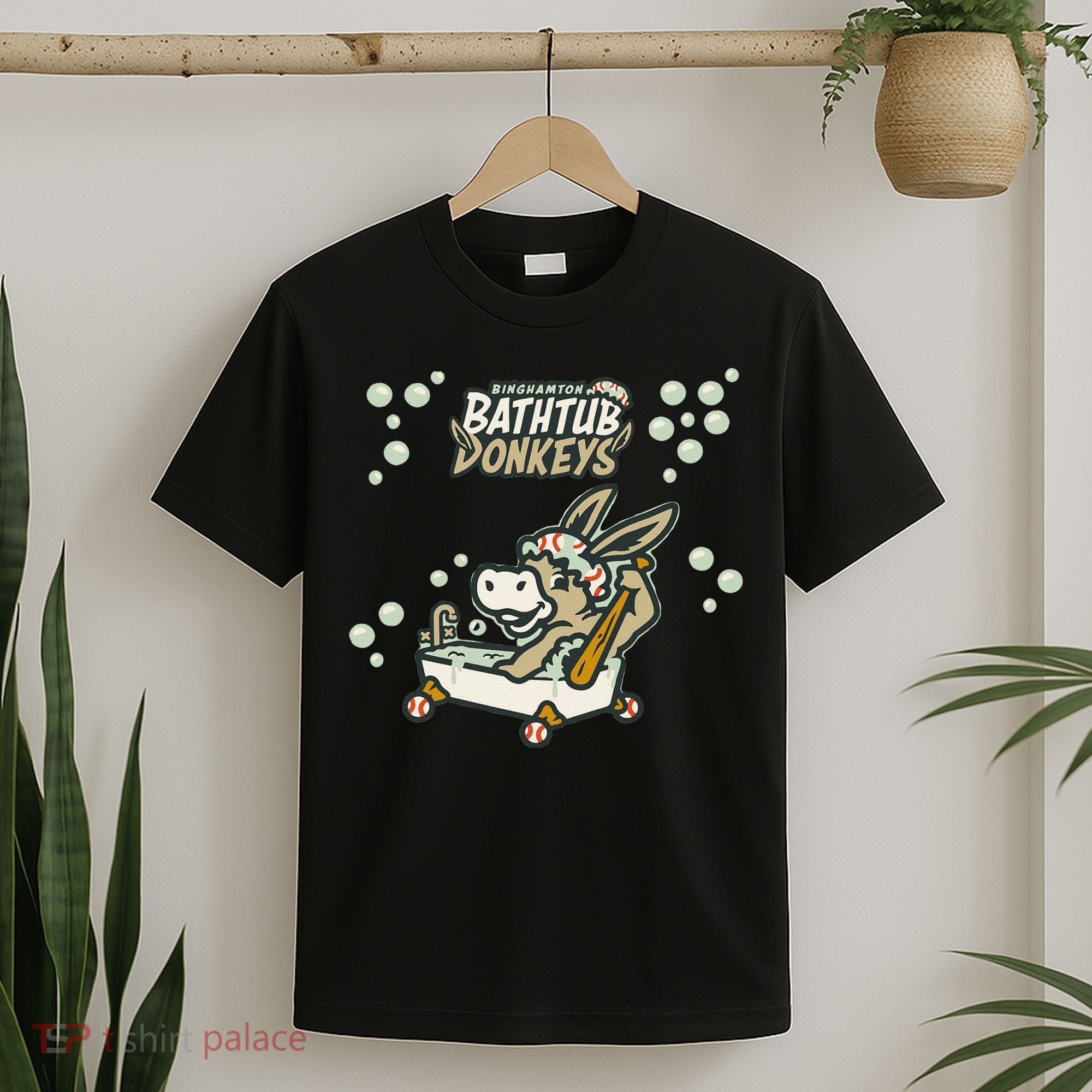 Funny Binghamton Bathtub Donkey Gift T-Shirt